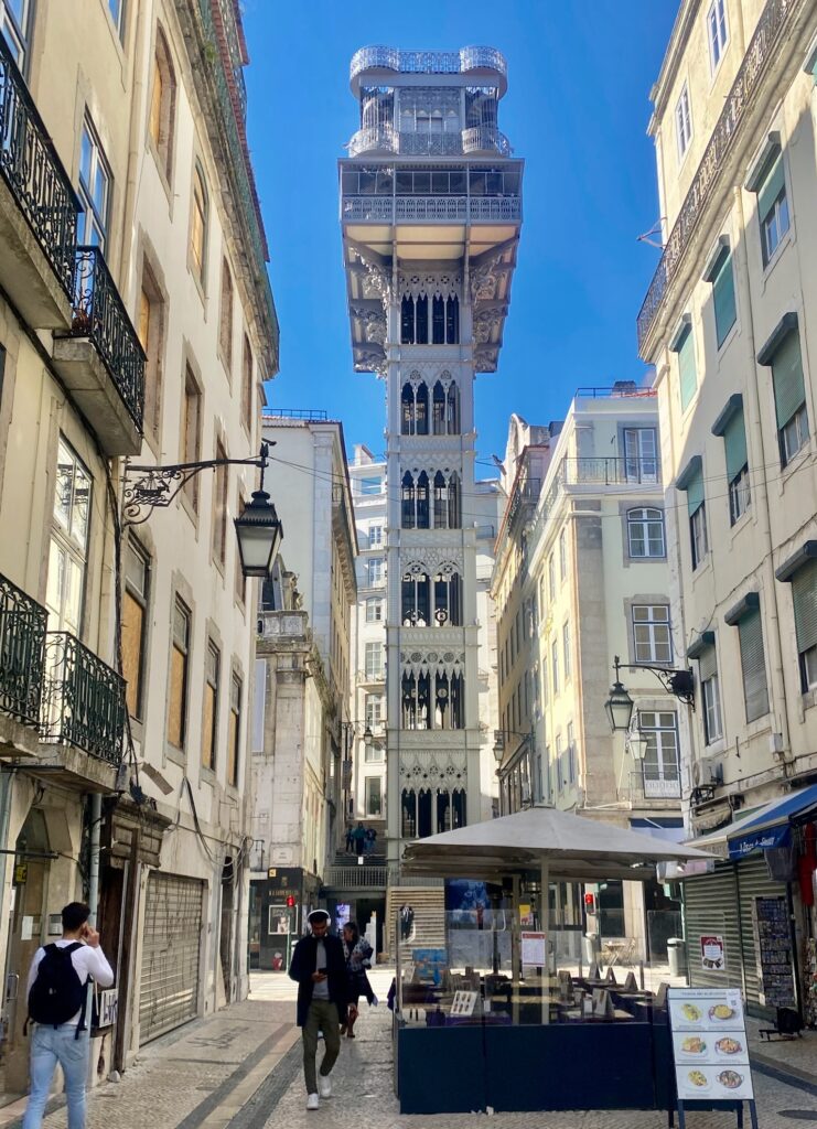 Rota Vicentina Lissabon Elevador de Santa Justa